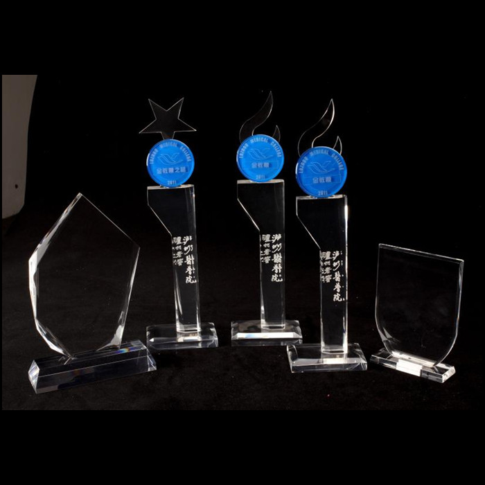 定制亞克力獎杯亞克力獎牌亞克力工藝品有機(jī)玻璃獎杯