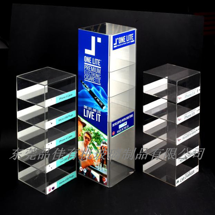 東莞有機玻璃展示架&nbsp;定制亞克力煙油展示架