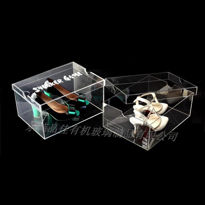 東莞有機玻璃盒子&nbsp;透明亞克力鞋盒